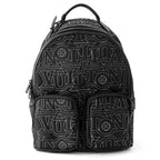 Louis Vuitton Backpack Snow Capsule Collection Multi Pocket Nylon Black