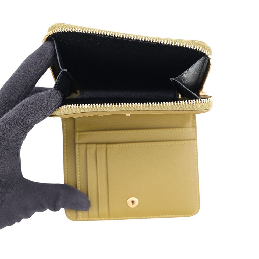 Saint Laurent Paris Bifold Wallet YSL Compact Zip Around Leather — view 6