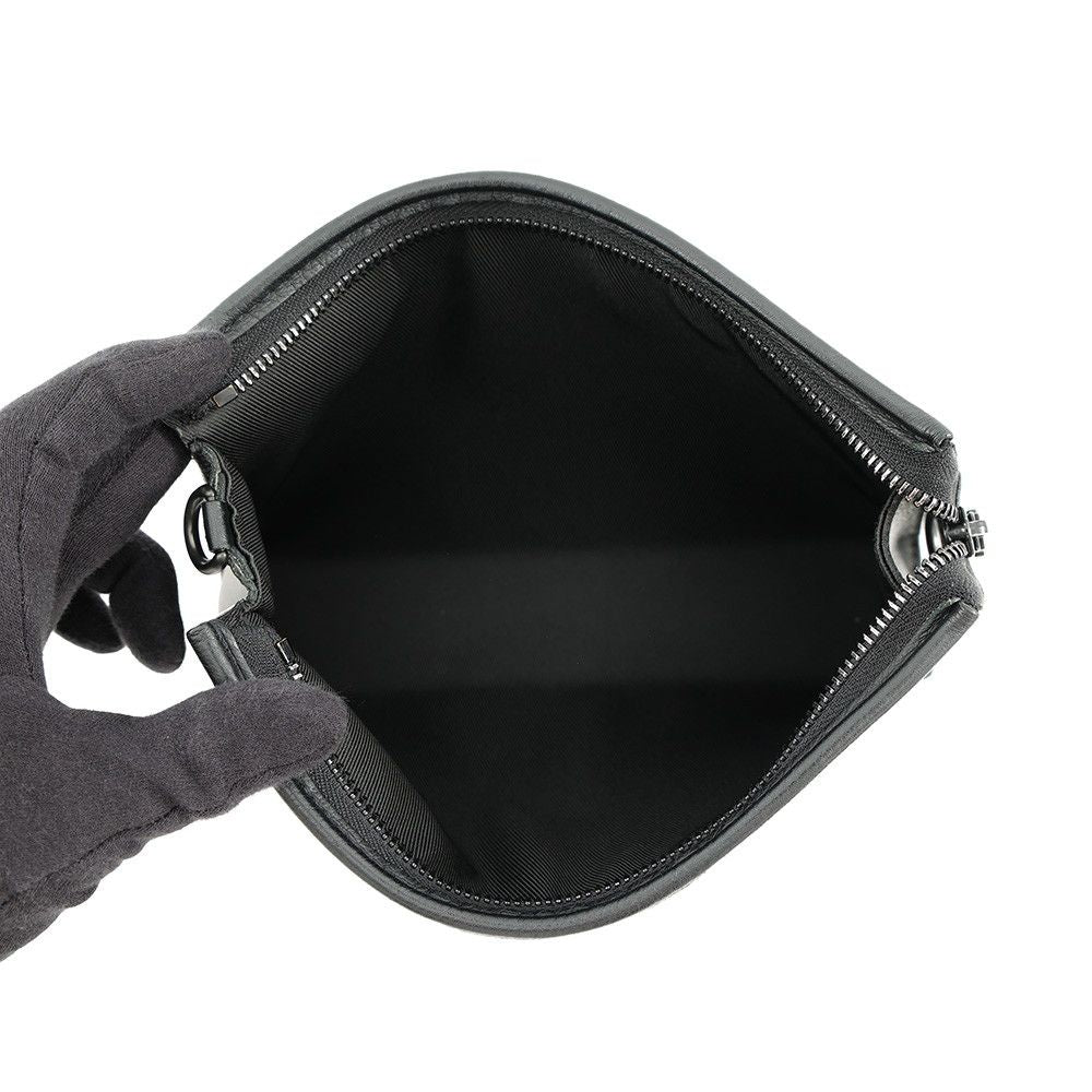 Louis Vuitton Shoulder Bag Monogram Shadow Gaston Wearable Wallet Black — view 5