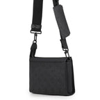 Louis Vuitton Shoulder Bag Monogram Shadow Gaston Wearable Wallet Black — view 2