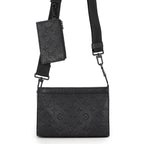 Louis Vuitton Shoulder Bag Monogram Shadow Gaston Wearable Wallet Black