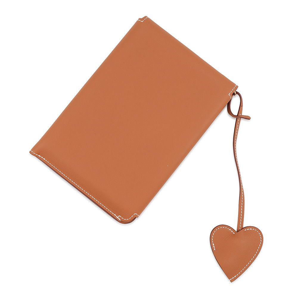 Hermes Note Cover Carnet Secret Gold Swift Animapolis — view 3