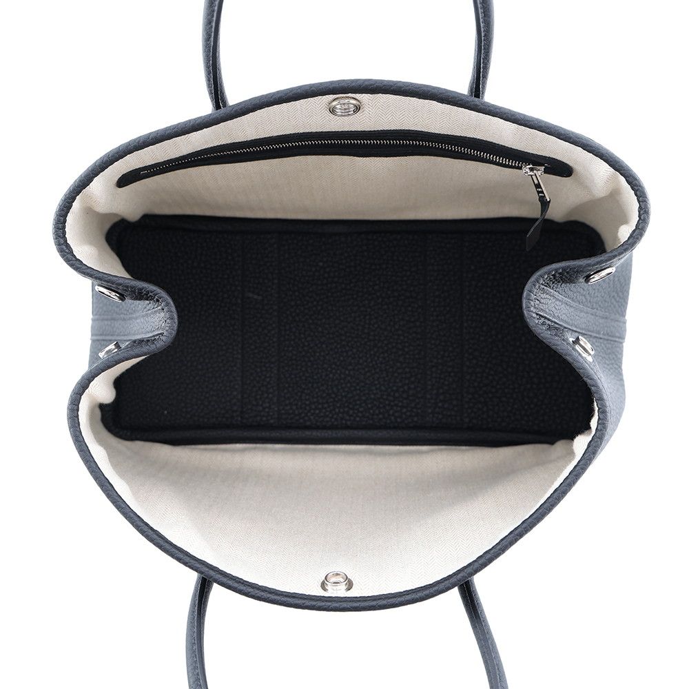 Hermes Tote Bag Garden Party TPM Black Silver Negonda — view 5
