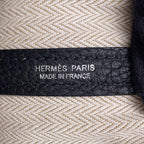 Hermes Tote Bag Garden Party TPM Black Silver Negonda — view 6