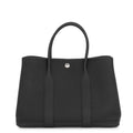 Hermes Tote Bag Garden Party TPM Black Silver Negonda