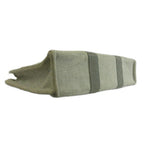 Hermes New Fourre Tout MM Tote Bag Canvas Stripe Light Gray Black — view 6
