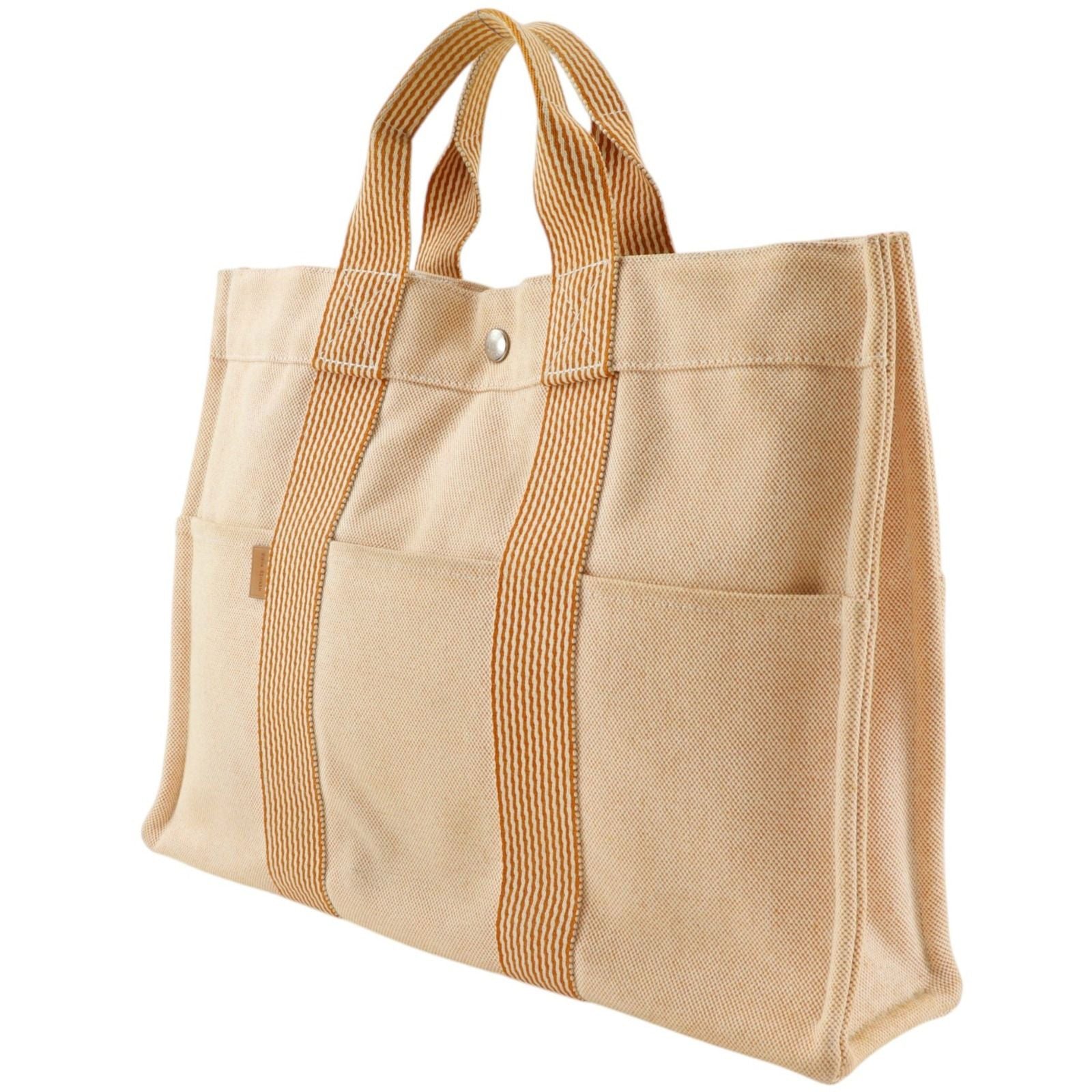 Hermes New Fourre Tout MM Canvas Orange Handbag — view 2