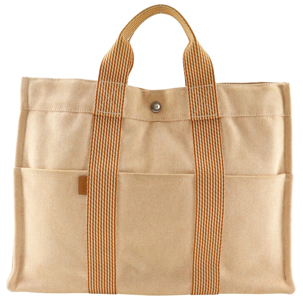 Hermes New Fourre Tout MM Canvas Orange Handbag