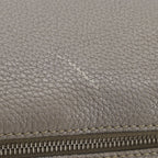 Fendi Selleria Leather Gray Shoulder Bag — view 8