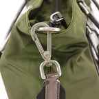 Prada 2-Way Shoulder Nylon Khaki Handbag — view 8