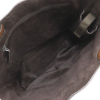 Prada Logo Leather Brown Tote Bag — view 6