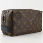Louis Vuitton Trousse Toilette Pouch Monogram Macassar Brown Second — view 3