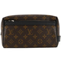 Louis Vuitton Trousse Toilette Pouch Monogram Macassar Brown Second