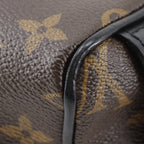 Louis Vuitton Trousse Toilette Pouch Monogram Macassar Brown Second — view 4