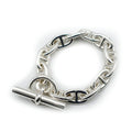 Hermes Chaine D'ancre MM Bracelet Silver