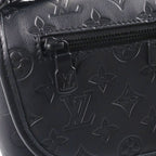 Louis Vuitton Monogram Shadow Pulse Messenger Shoulder Bag Black — view 6