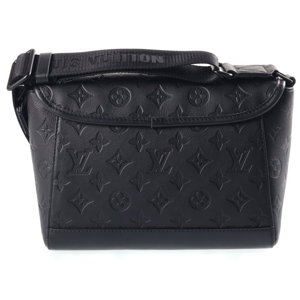 Louis Vuitton Monogram Shadow Pulse Messenger Shoulder Bag Black — view 2