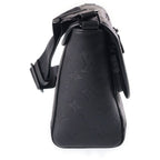 Louis Vuitton Monogram Shadow Pulse Messenger Shoulder Bag Black — view 3
