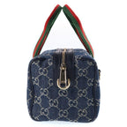 Gucci GG Denim Shoulder Bag Sherry Line Blue — view 3