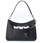 Louis Vuitton Epi Marelle Shoulder Bag 2-Way Black Leather