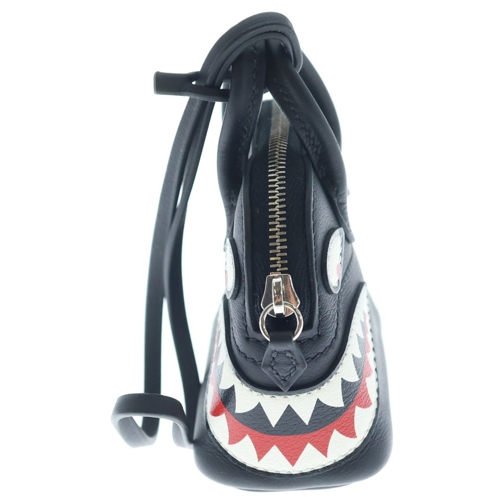 Hermes Bolide Shark Leather Bag Charm Black — view 3