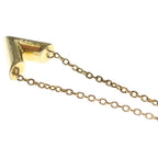 Louis Vuitton Necklace Essential V Logo Design Clasp Top Gold — view 6