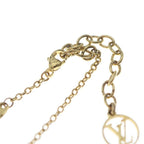 Louis Vuitton Necklace Essential V Logo Design Clasp Top Gold — view 4