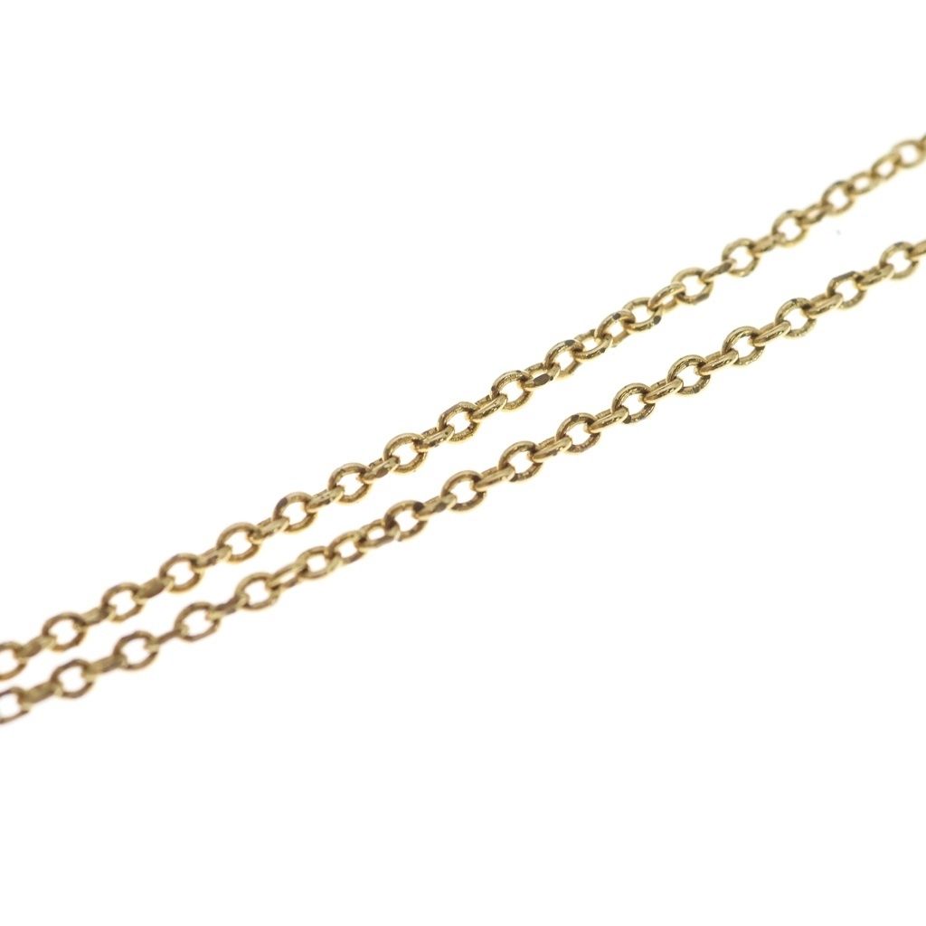 Louis Vuitton Necklace Essential V Logo Design Clasp Top Gold — view 5
