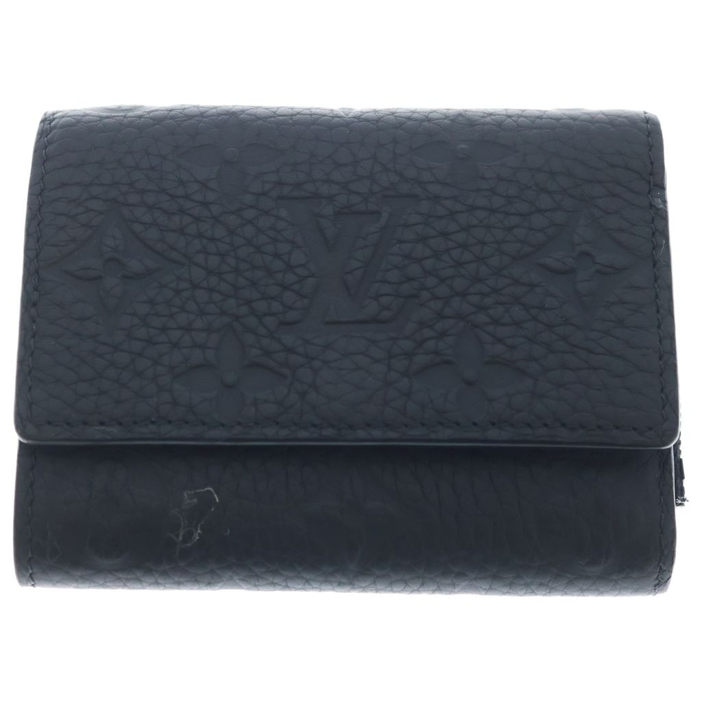 Louis Vuitton Portefeuille Pilot Monogram Taurillon Leather Compact Wallet
