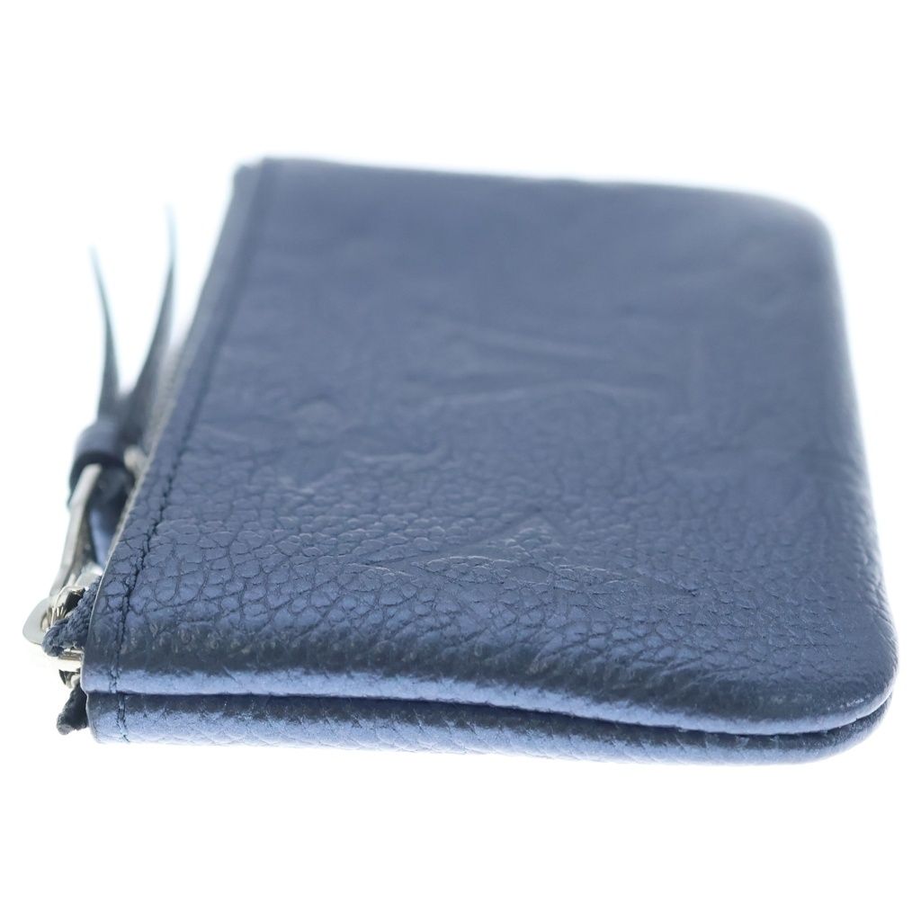Louis Vuitton Empreinte Pochette Cles Charm Coin Purse Case Pouch Metallic Navy — view 3