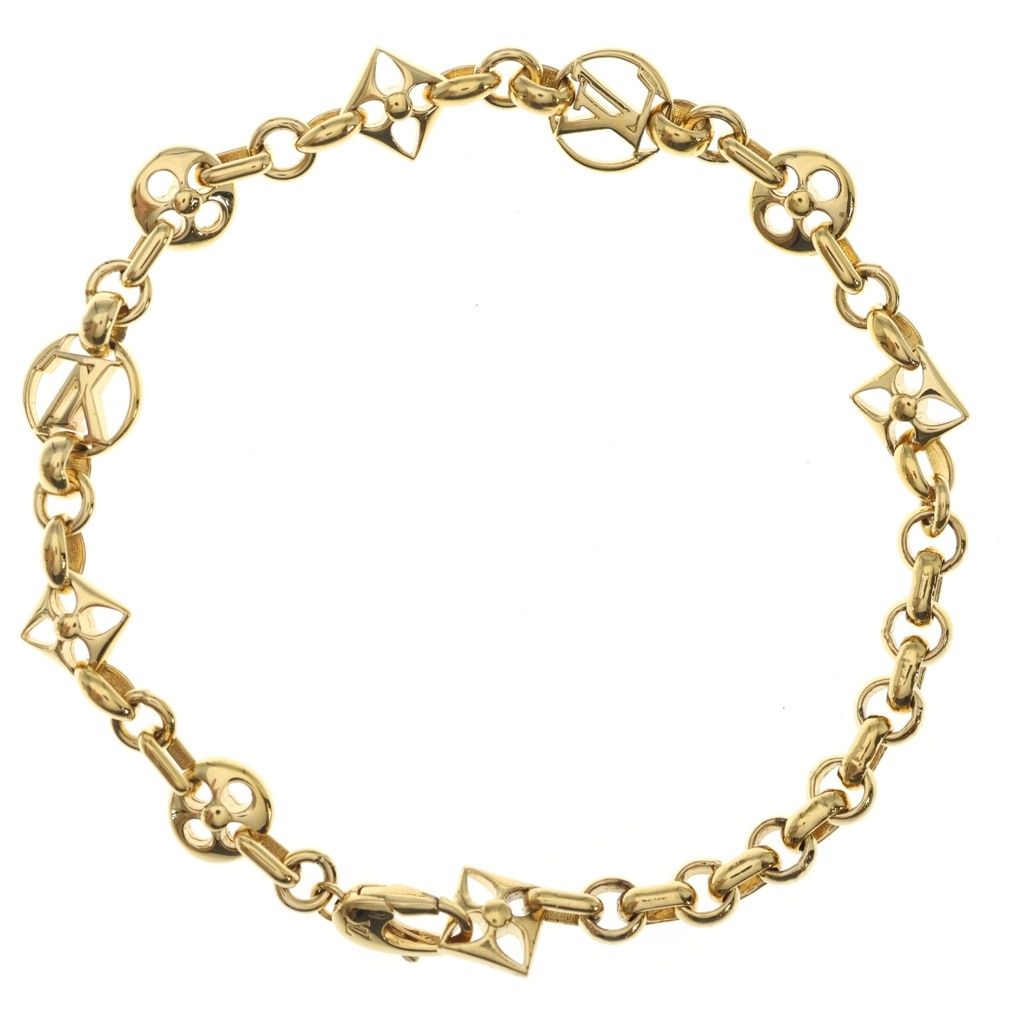 Louis Vuitton Crazy in Lock Chain Bracelet Gold — view 2