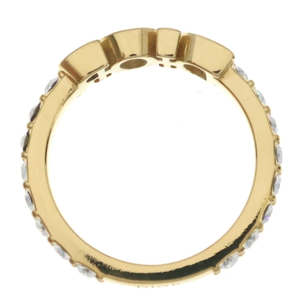 Dior Dio(r)evolution Rhinestone Ring Gold Plated — view 5