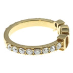 Dior Dio(r)evolution Rhinestone Ring Gold Plated — view 3