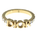Dior Dio(r)evolution Rhinestone Ring Gold Plated