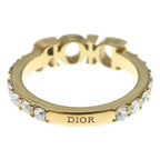 Dior Dio(r)evolution Rhinestone Ring Gold Plated — view 2