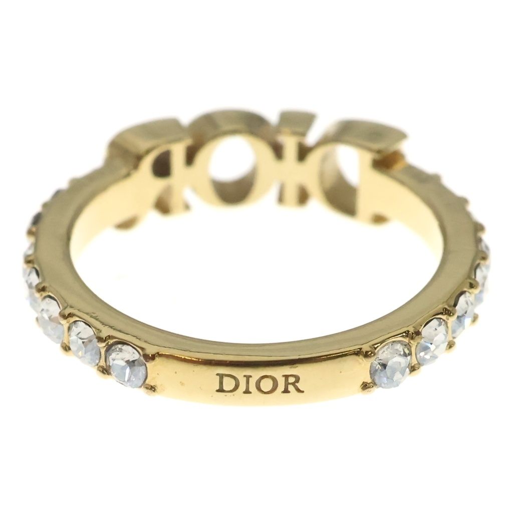 Dior Dio(r)evolution Rhinestone Ring Gold Plated — view 2