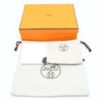 Hermes Evelyne TPM Taurillon Clemence Silver Shoulder Bag Gold — view 8