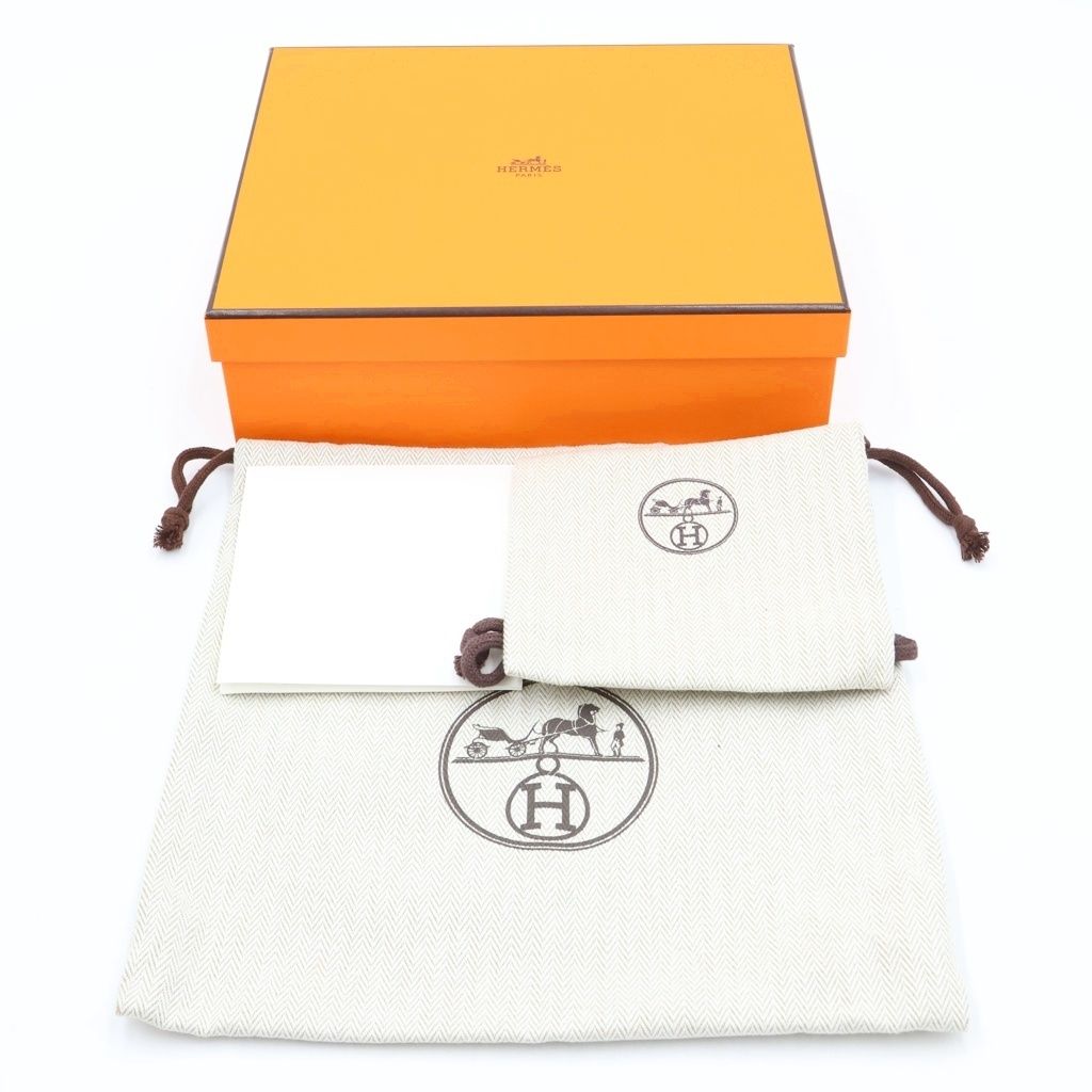 Hermes Evelyne TPM Taurillon Clemence Silver Shoulder Bag Gold — view 8
