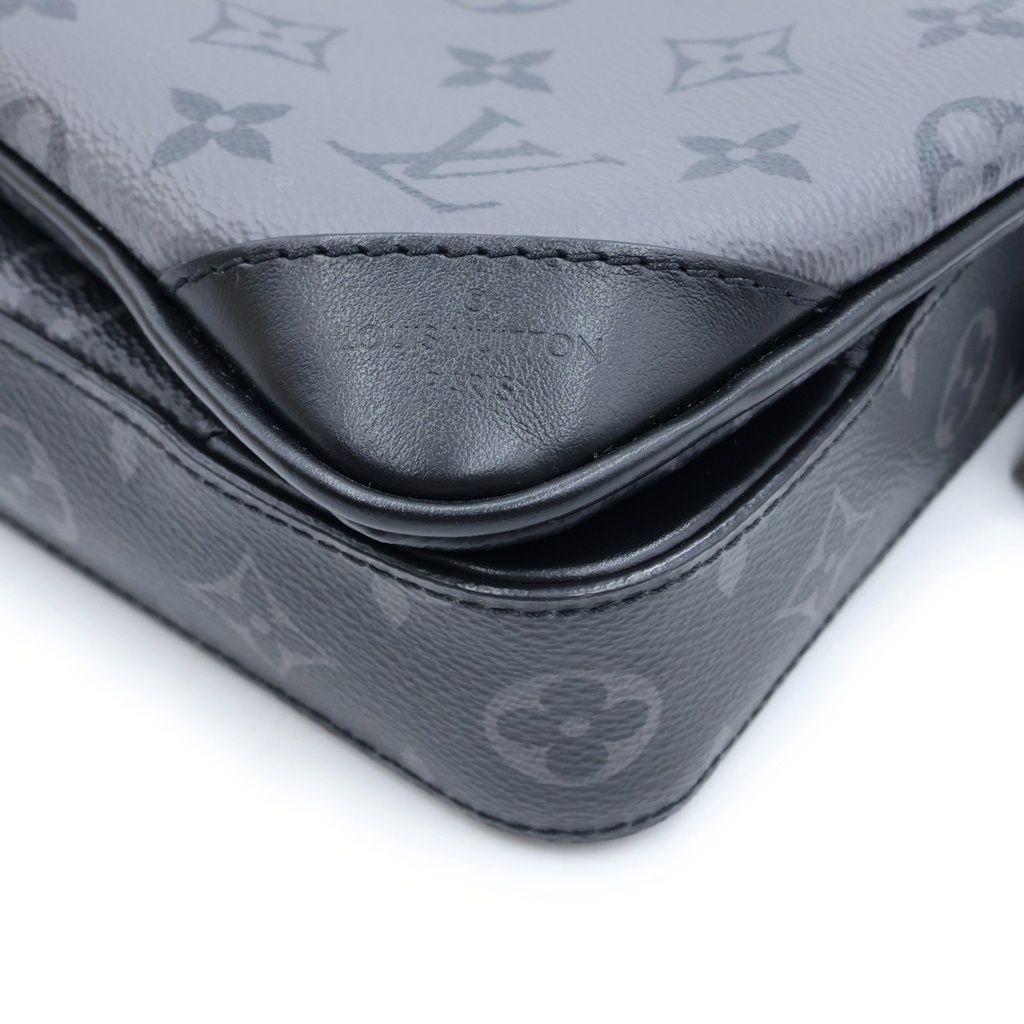 Louis Vuitton Monogram Eclipse Trio Messenger Shoulder Bag Black Gray — view 5