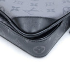 Louis Vuitton Monogram Eclipse Trio Messenger Shoulder Bag Black Gray — view 5