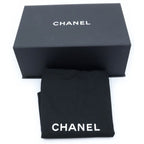 Chanel Wallet on Chain Heart Shoulder Bag Tweed Black White Houndstooth Gold — view 8