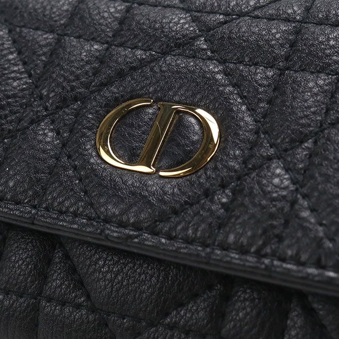 Dior Hibiscus Wallet Caro Trifold Calfskin — view 6