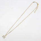 Celine Rhinestone Triomphe Necklace Metal — view 5