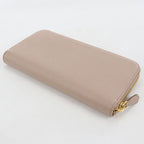 Prada Saffiano Triangle Wallet Zip Around Leather — view 2