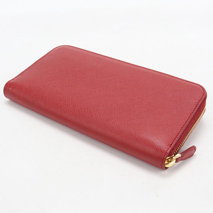 Prada Saffiano Leather Wallet Zip Around — view 2