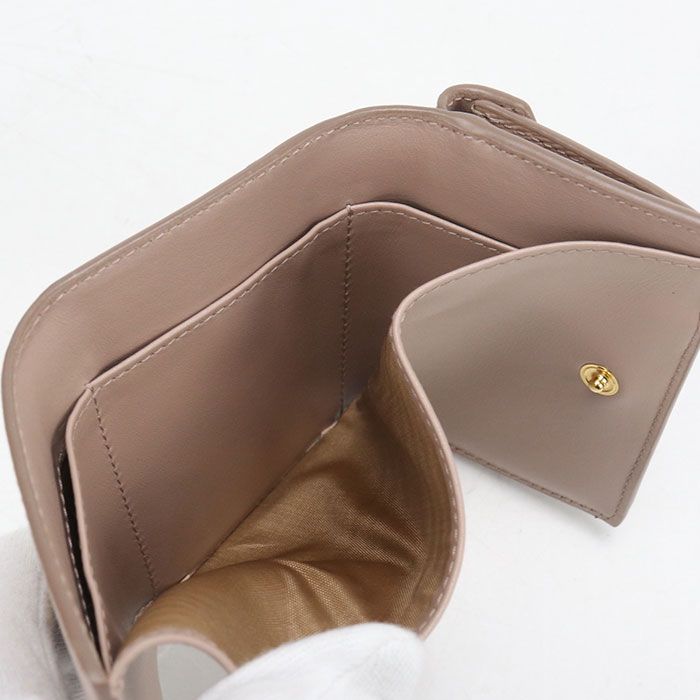 Prada Vitello Move Trifold Wallet Leather — view 4