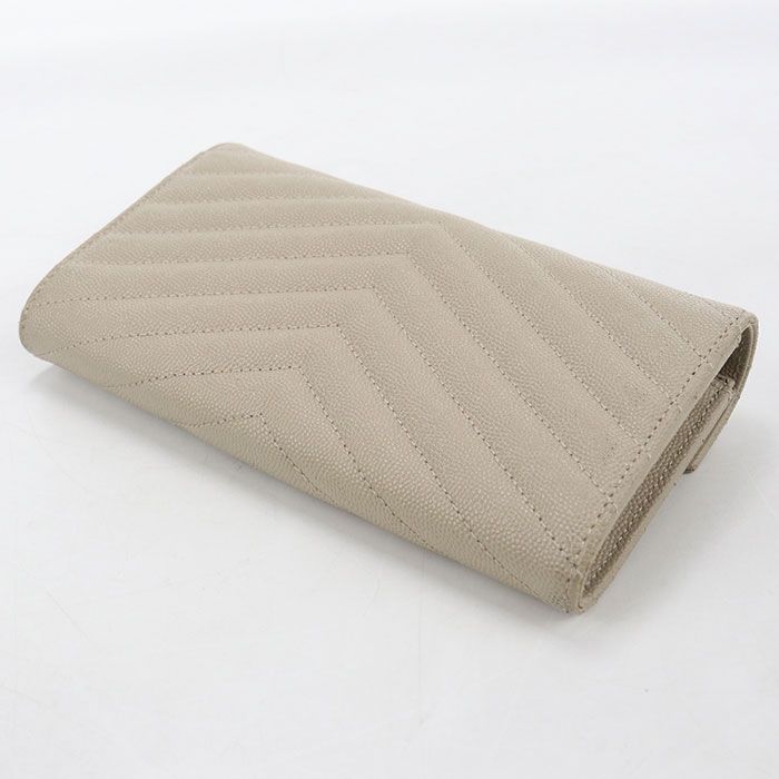 Saint Laurent Large Flap Wallet Cassandra Matelasse Bifold Calfskin — view 2