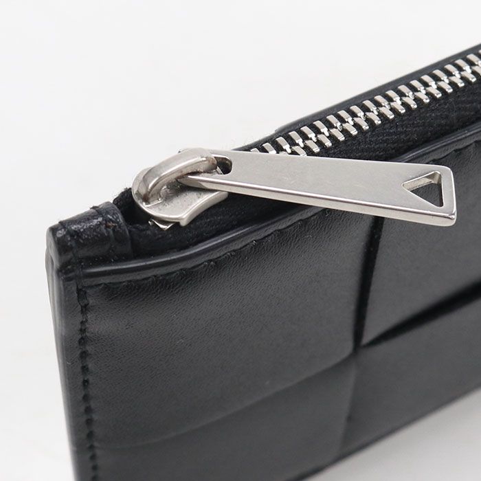 Bottega Veneta Fragment Case Zipper Card Cassette Coin Purse Leather — view 4