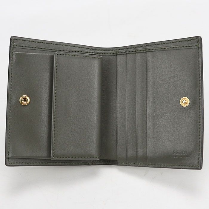 Fendi Small Wallet F is Fendi Bifold Calfskin — view 3
