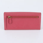 Prada Saffiano Leather Card Case with Wallet Zip Around — view 2